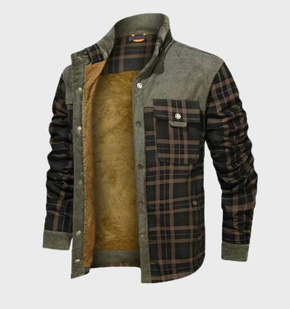Flanellhemd | Fleece gefüttert | Kariert | Flanelljacke | Herrenbekleidung-HauteBerlin