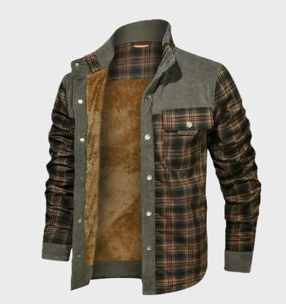 Flanellhemd | Fleece gefüttert | Kariert | Flanelljacke | Herrenbekleidung-HauteBerlin