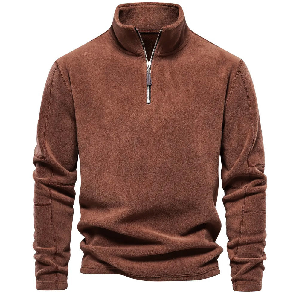 Fleece-Pullover | Half-Zip | Warm | Quarter-Zip-Fleece | Herren-Fleece-HauteBerlin