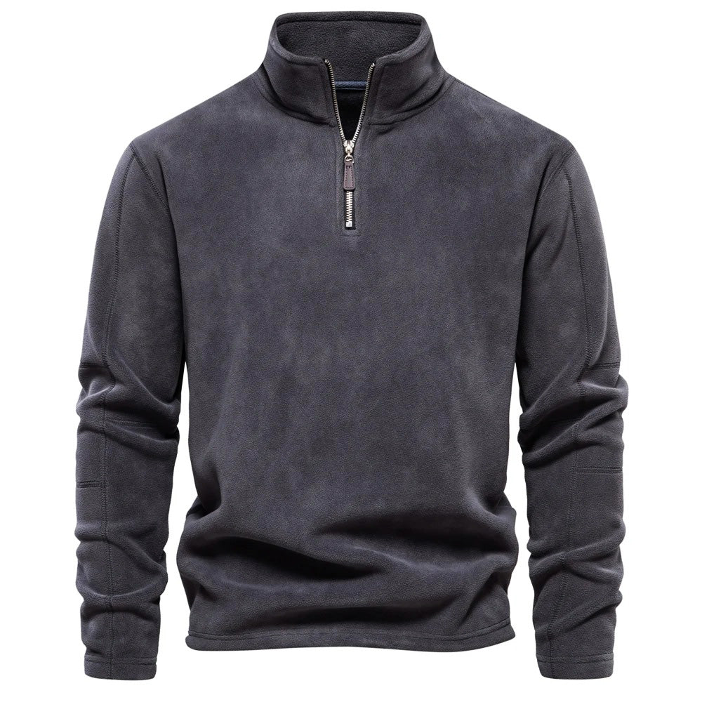 Fleece-Pullover | Half-Zip | Warm | Quarter-Zip-Fleece | Herren-Fleece-HauteBerlin