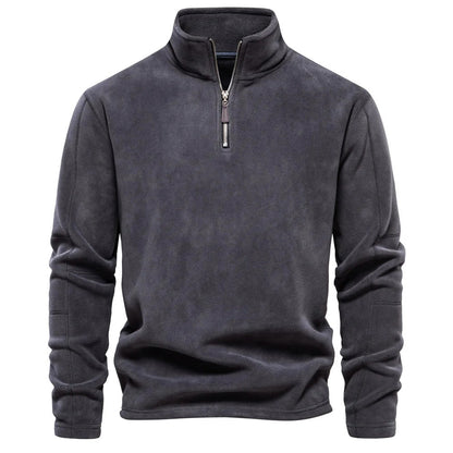 Fleece-Pullover | Half-Zip | Warm | Quarter-Zip-Fleece | Herren-Fleece-HauteBerlin