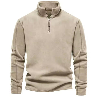 Fleece-Pullover | Half-Zip | Warm | Quarter-Zip-Fleece | Herren-Fleece-HauteBerlin