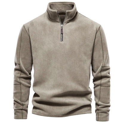 Fleece-Pullover | Half-Zip | Warm | Quarter-Zip-Fleece | Herren-Fleece-HauteBerlin