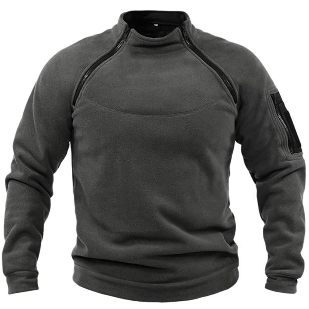 Fleece Pullover | Warm | Half Zip | Outdoor Fleece | Herren Fleece-HauteBerlin
