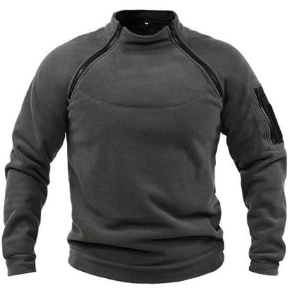 Fleece Pullover | Warm | Half Zip | Outdoor Fleece | Herren Fleece-HauteBerlin