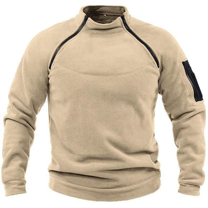Fleece Pullover | Warm | Half Zip | Outdoor Fleece | Herren Fleece-HauteBerlin