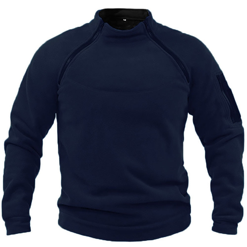 Fleece Pullover | Warm | Half Zip | Outdoor Fleece | Herren Fleece-HauteBerlin