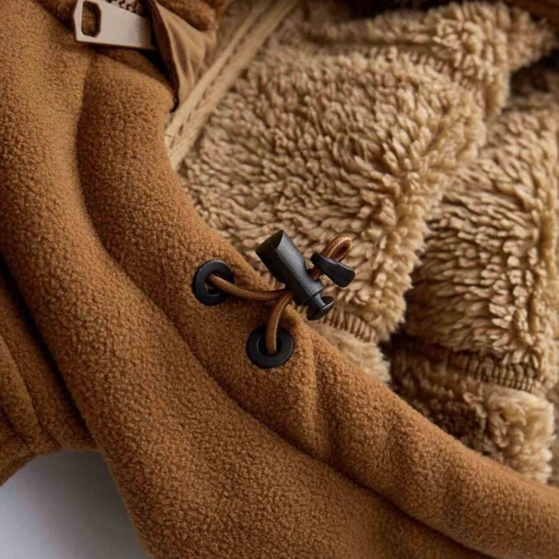 Fleecegefütterter Hoodie | Warm | Mit Reißverschluss | Winter-Hoodie | Herren-Hoodie-HauteBerlin