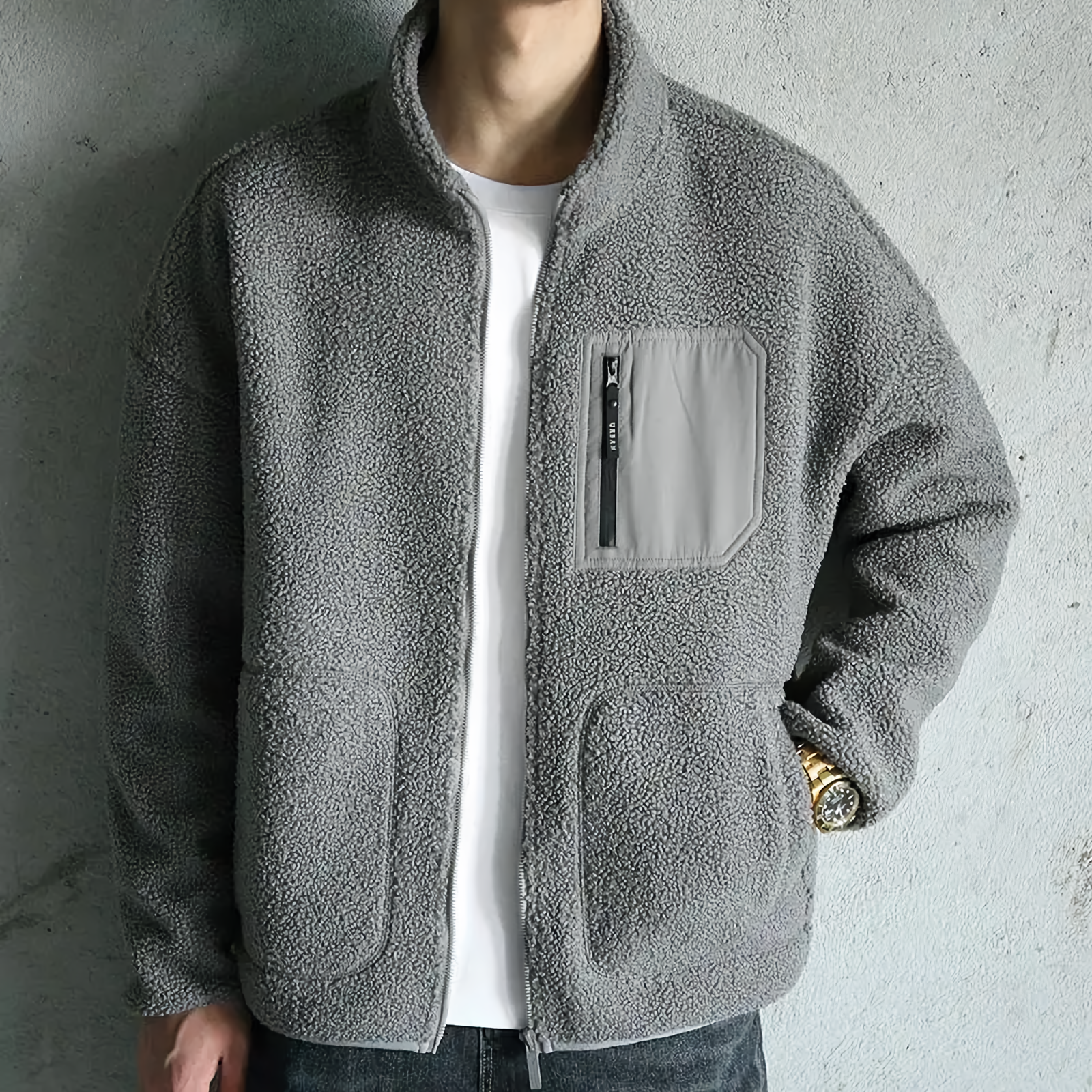 Fleecejacke | Zip-Up | Warm | Full Zip Fleece | Herren Fleece-HauteBerlin