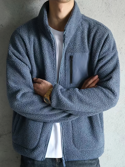 Fleecejacke | Zip-Up | Warm | Full Zip Fleece | Herren Fleece-HauteBerlin