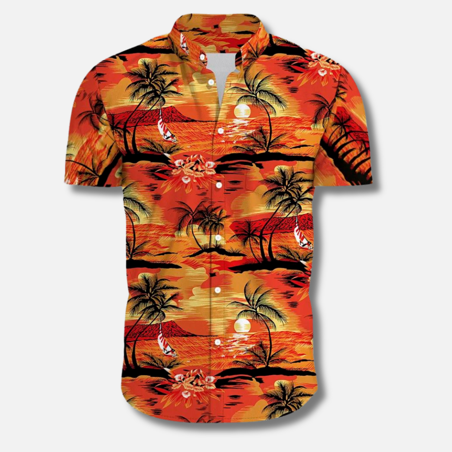 Florida Surf Blumenbluse für Männer-HauteBerlin