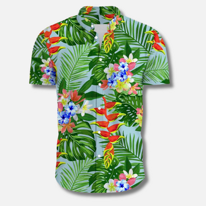 Florida Surf Blumenbluse für Männer-HauteBerlin