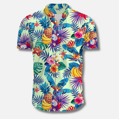 Florida Surf Blumenbluse für Männer-HauteBerlin