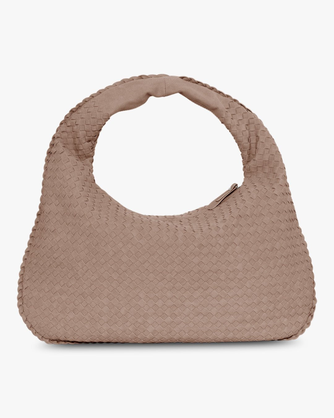 Gewebte Hobo-Tasche – Geflochtene Umhängetasche für Damen mit Reißverschluss-HauteBerlin