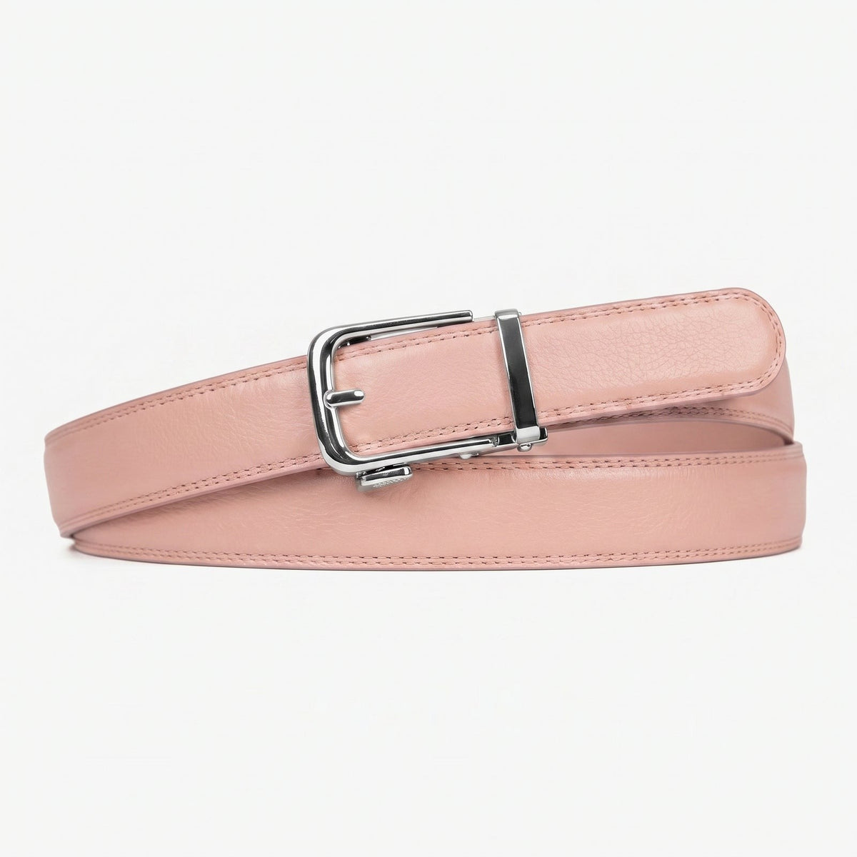 Gürtel Damen | Leder | Automatikschnalle | Ohne Löcher | Stufenlos Verstellbar-HauteBerlin