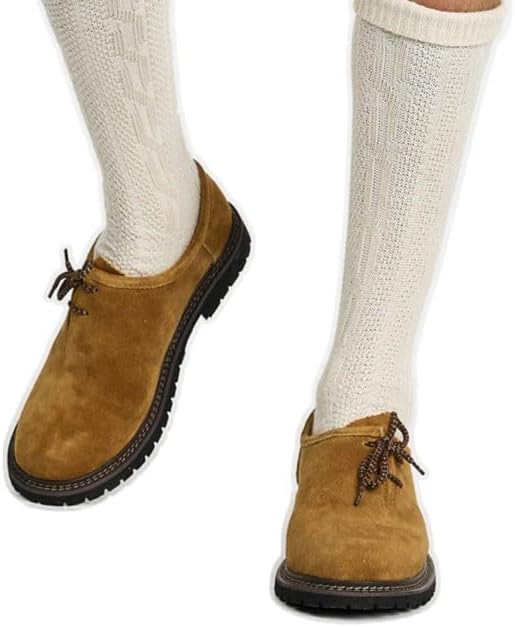 Haferlschuhe - Herren Echtleder Velours Traditionell Dunkelbraun Oktoberfest-HauteBerlin