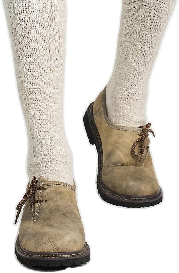 Haferlschuhe - Herren Echtleder Velours Traditionell Dunkelbraun Oktoberfest-HauteBerlin