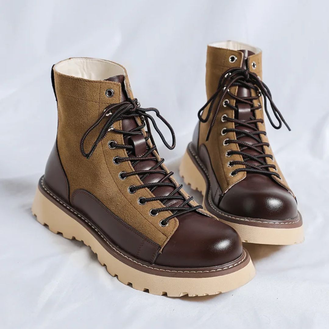 Haferlschuhe - Herren Leder Beige Oktoberfest-HauteBerlin