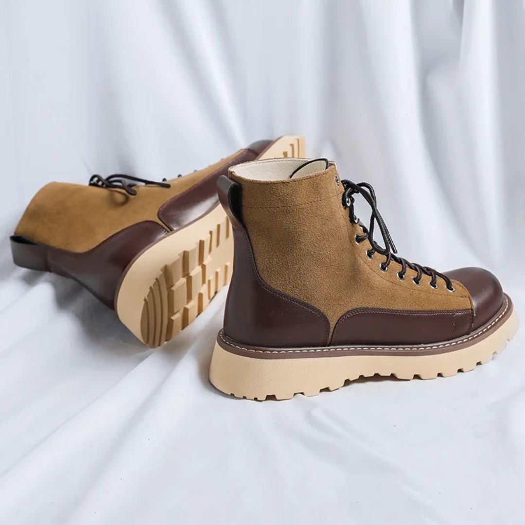 Haferlschuhe - Herren Leder Beige Oktoberfest-HauteBerlin