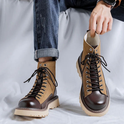 Haferlschuhe - Herren Leder Beige Oktoberfest-HauteBerlin