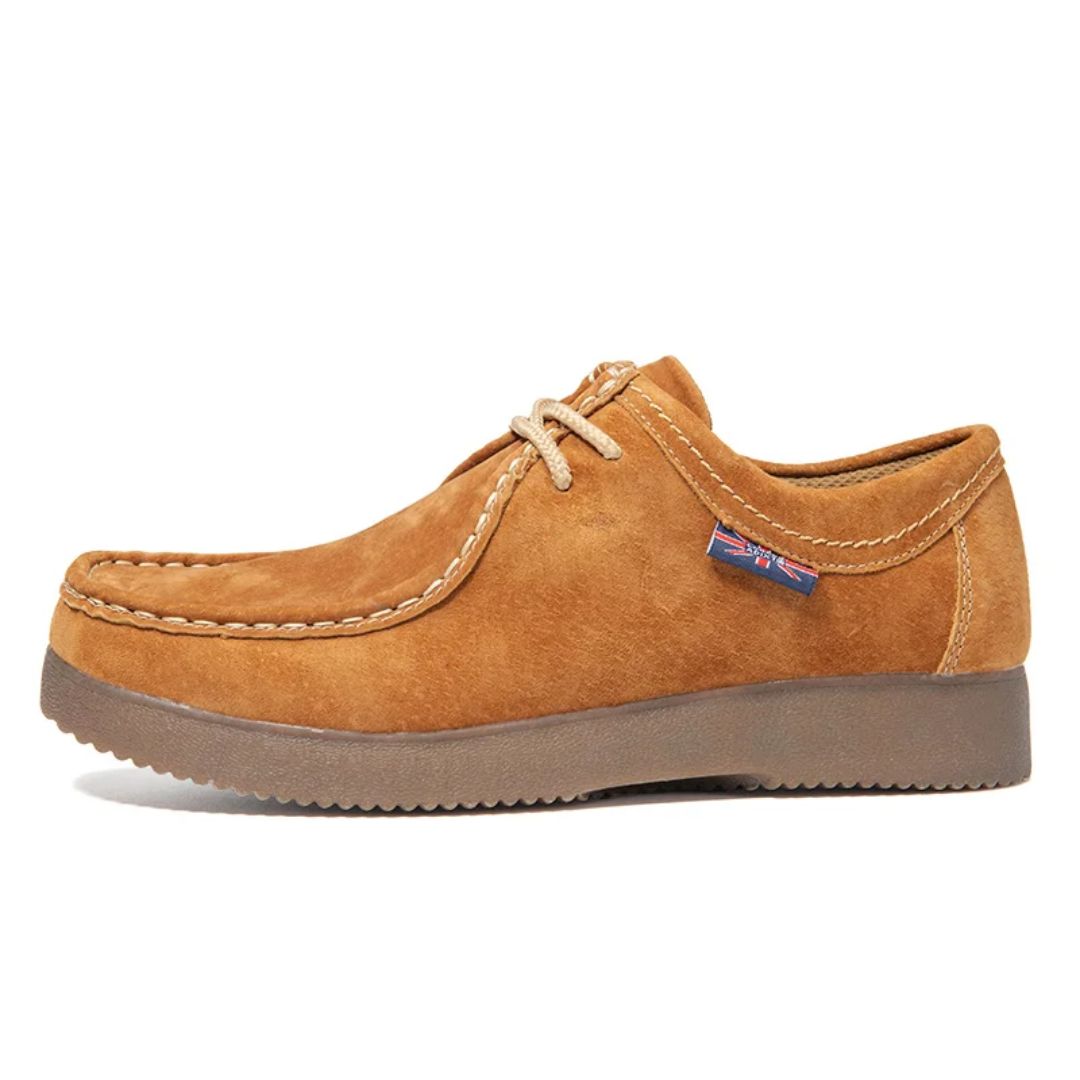 Haferlschuhe - Herren Wildleder Gelb Oktoberfest-HauteBerlin