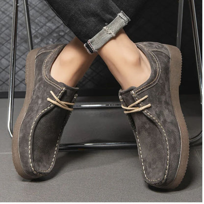 Haferlschuhe - Herren Wildleder Gelb Oktoberfest-HauteBerlin