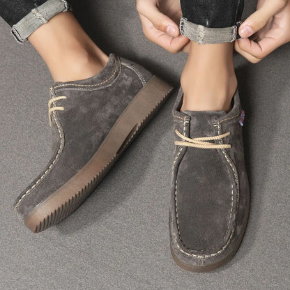 Haferlschuhe - Herren Wildleder Gelb Oktoberfest-HauteBerlin
