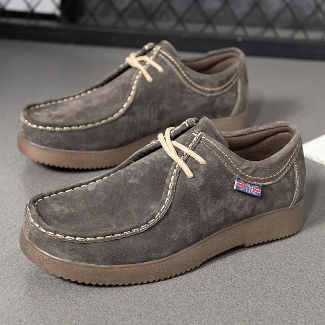 Haferlschuhe - Herren Wildleder Gelb Oktoberfest-HauteBerlin