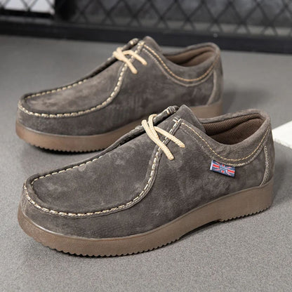 Haferlschuhe - Herren Wildleder Gelb Oktoberfest-HauteBerlin