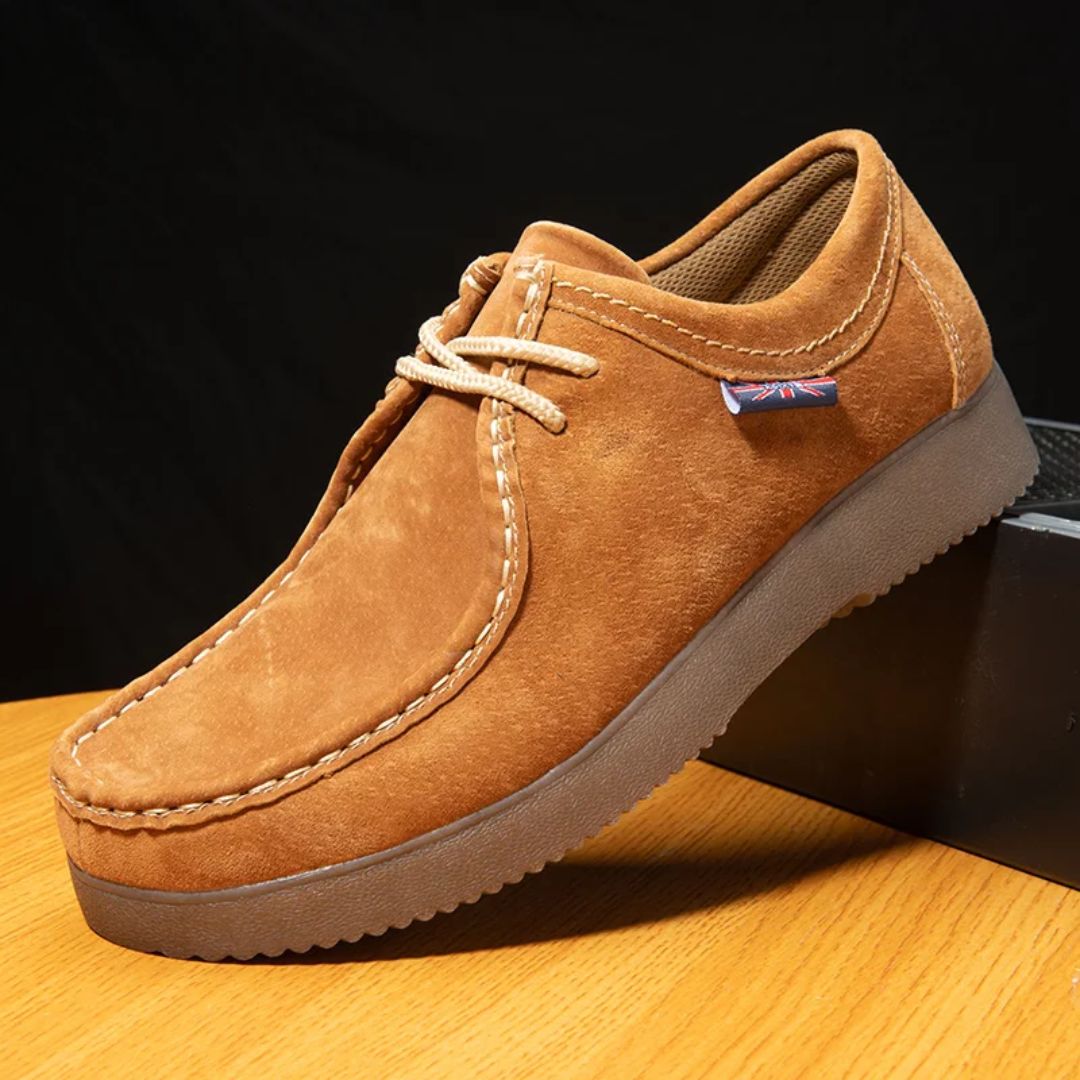 Haferlschuhe - Herren Wildleder Gelb Oktoberfest-HauteBerlin