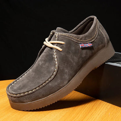 Haferlschuhe - Herren Wildleder Gelb Oktoberfest-HauteBerlin