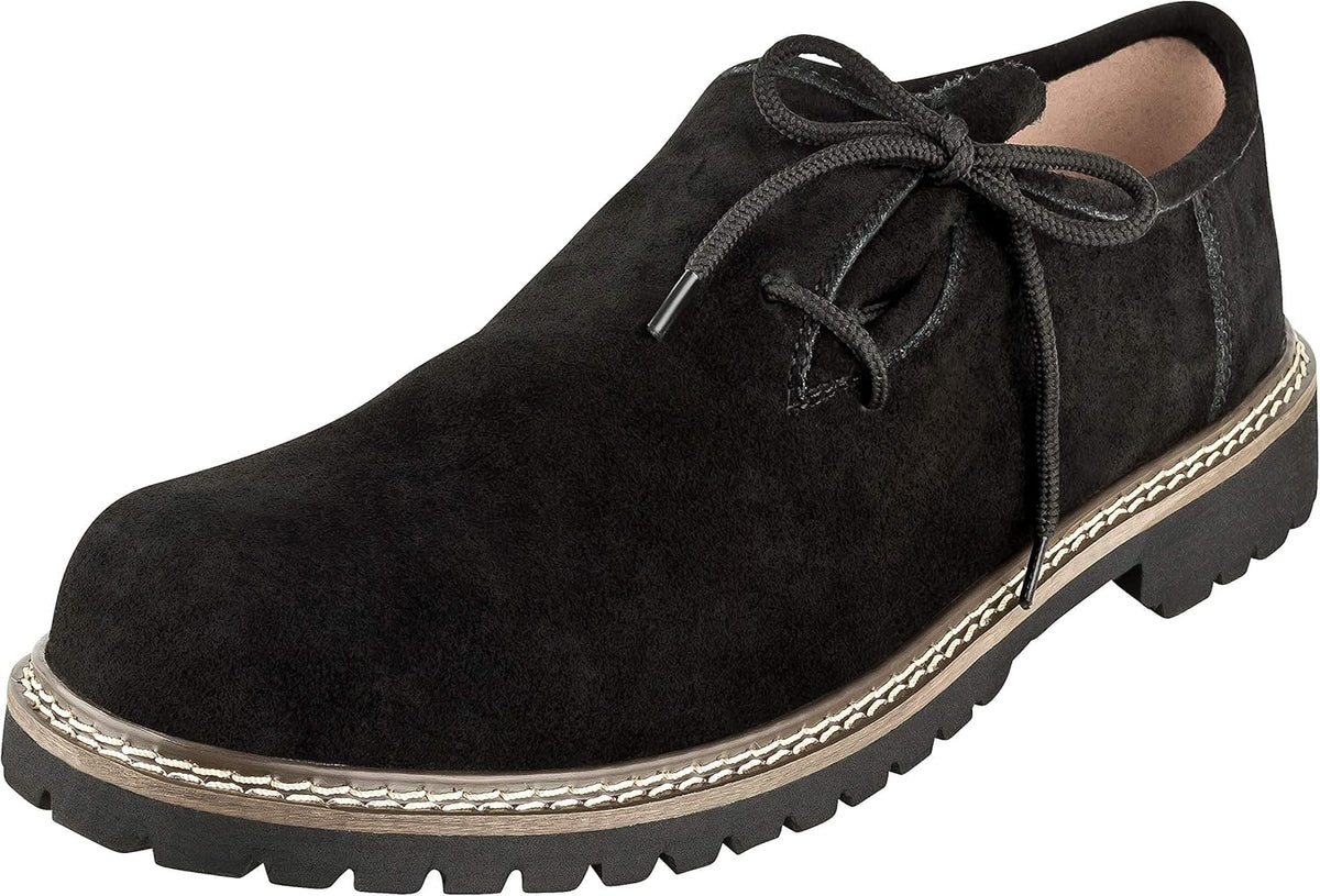 Haferlschuhe - Herren Wildleder Traditionell Hellbraun Oktoberfest-HauteBerlin