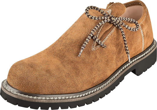 Haferlschuhe - Herren Wildleder Traditionell Hellbraun Oktoberfest-HauteBerlin