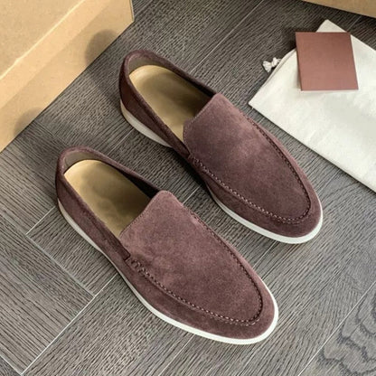 Halbschuhe | Bequem | Slip-On | Wildleder-Slipper | Herrenschuhe-HauteBerlin