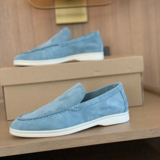 Halbschuhe | Bequem | Slip-On | Wildleder-Slipper | Herrenschuhe-HauteBerlin
