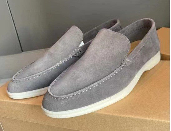 Halbschuhe | Bequem | Slip-On | Wildleder-Slipper | Herrenschuhe-HauteBerlin