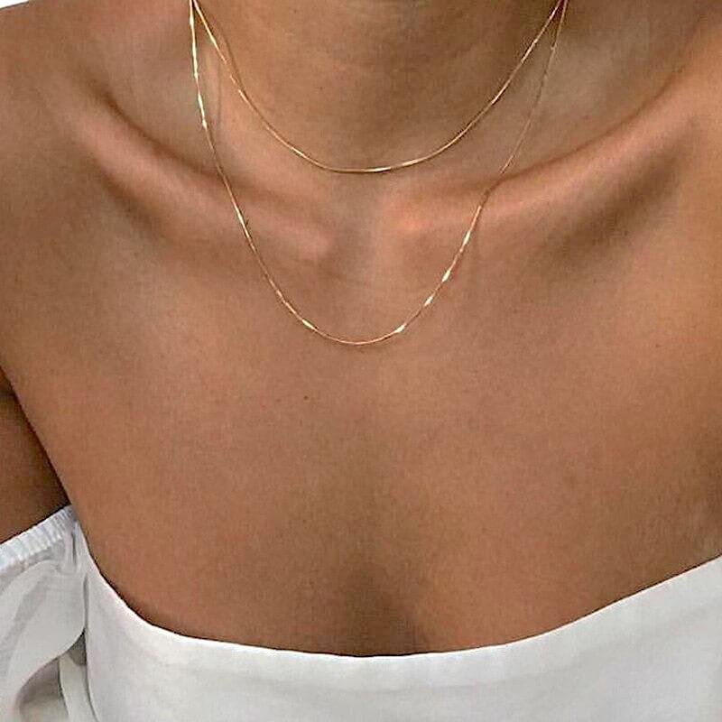 Halskette Damen | Dünne Kette | Gold oder Silber-HauteBerlin