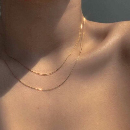 Halskette Damen | Dünne Kette | Gold oder Silber-HauteBerlin