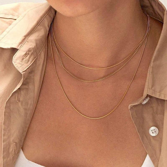 Halskette Damen | Dünne Kette | Gold oder Silber-HauteBerlin