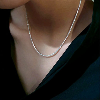 Halskette Damen | Funkelnde Kette | Silber oder Gold-HauteBerlin