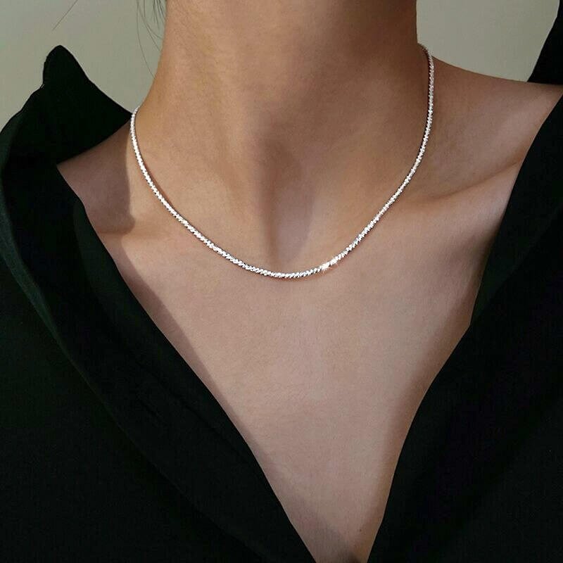 Halskette Damen | Funkelnde Kette | Silber oder Gold-HauteBerlin