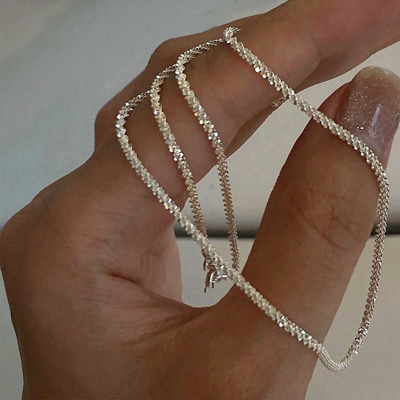 Halskette Damen | Funkelnde Kette | Silber oder Gold-HauteBerlin