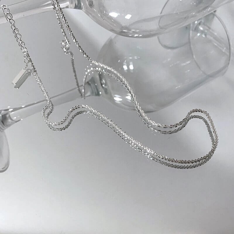 Halskette Damen | Funkelnde Kette | Silber oder Gold-HauteBerlin