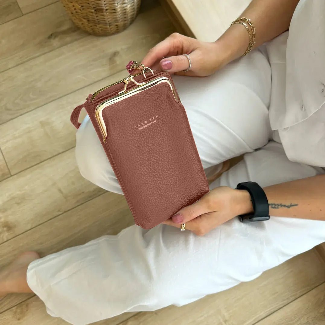 Handytasche Damen | Umhängetasche mit Geldbörse | Verstellbar-HauteBerlin