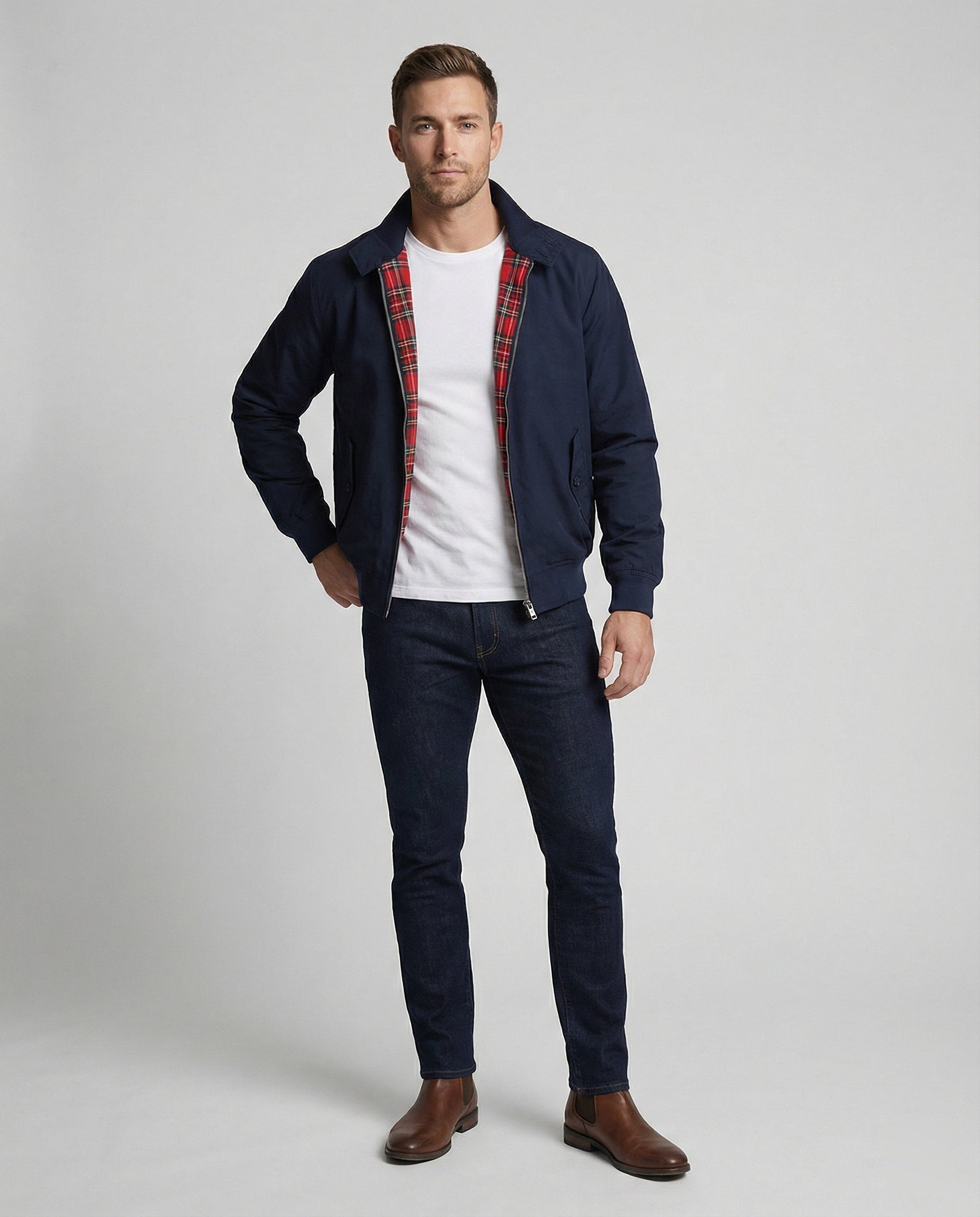 Harrington-Jacke | Freizeit | Reißverschluss | Bomberjacke | Herrenjacke-HauteBerlin