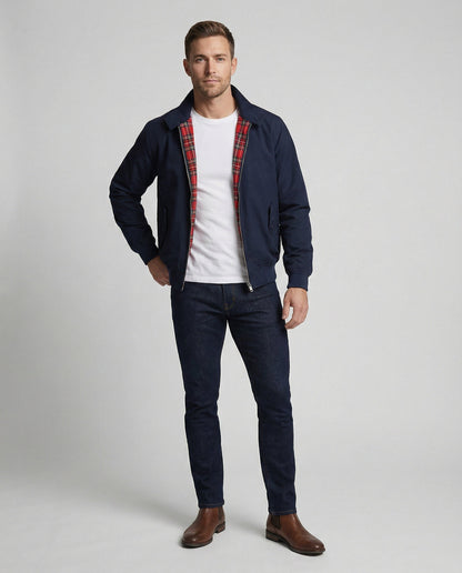 Harrington-Jacke | Freizeit | Reißverschluss | Bomberjacke | Herrenjacke-HauteBerlin