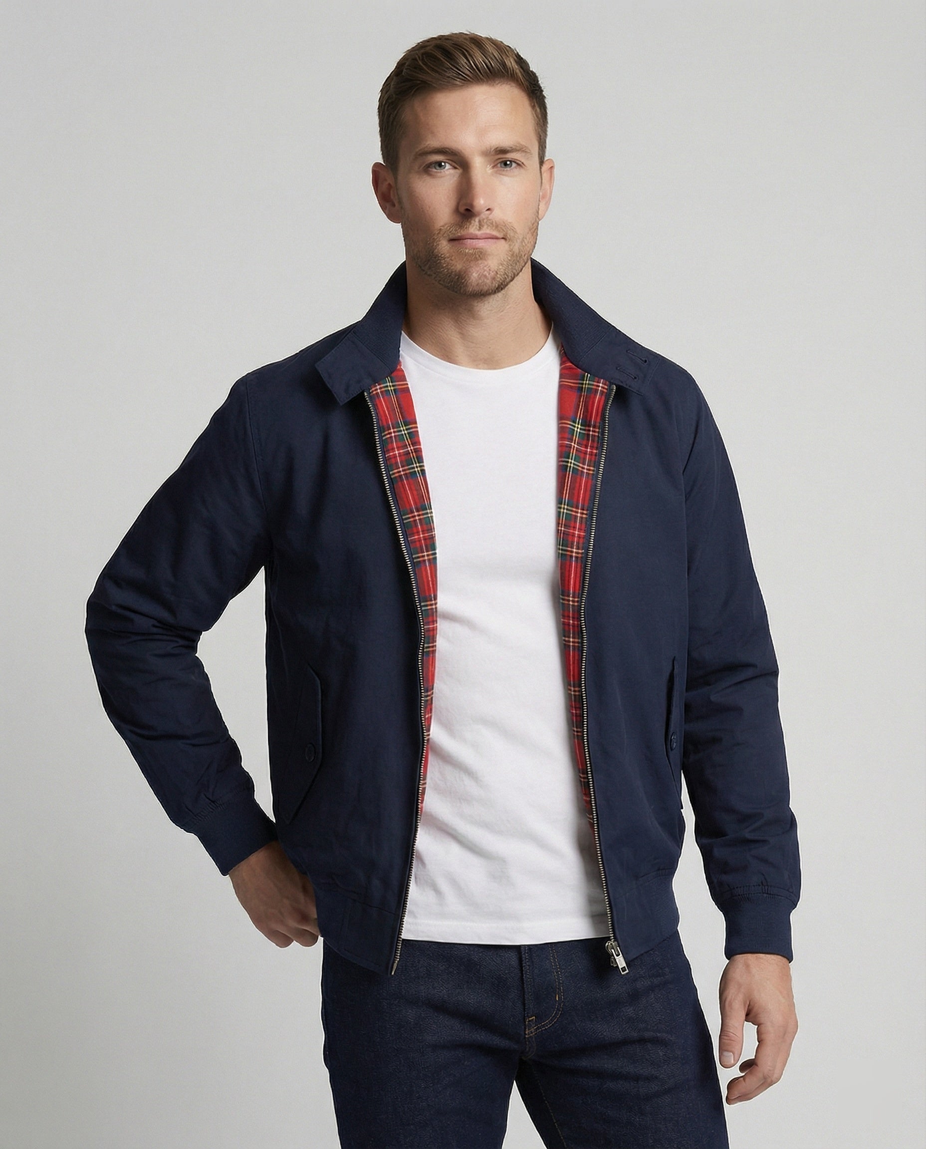 Harrington-Jacke | Freizeit | Reißverschluss | Bomberjacke | Herrenjacke-HauteBerlin