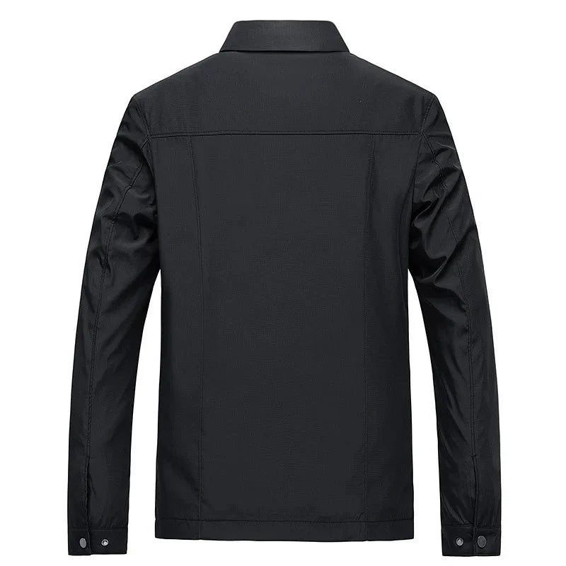 Harrington-Jacke – mit Reißverschluss – wasserdicht – Herbstjacke – Herrenjacken-HauteBerlin