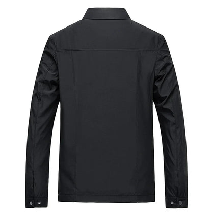 Harrington-Jacke – mit Reißverschluss – wasserdicht – Herbstjacke – Herrenjacken-HauteBerlin