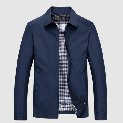 Harrington-Jacke – wasserdichte, winddichte Herbstjacke für Herren mit Reißverschluss-HauteBerlin